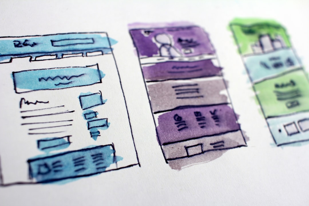 Planches de recherche et de composition pour un portfolio étudiant